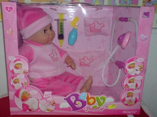 BABY balear - set beba sa funkcija - kod lekara - Igračke za devojčice