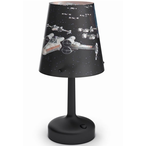 table lamp-Spaceships-Black - Stone lampe