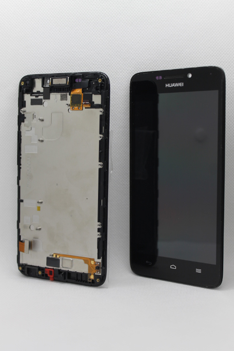 LCD Huawei G630+touch screen+frame crni FULL ORG SH - Huawei displej