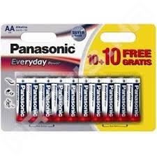 PANASONIC baterije LR6EPS/20BW-AA 20 kom Alkalne Everyday - Baterije za satove 