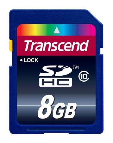 SECURE DIGITAL CARD 8GB TRANSCEND TS8GSDHC10 - SD