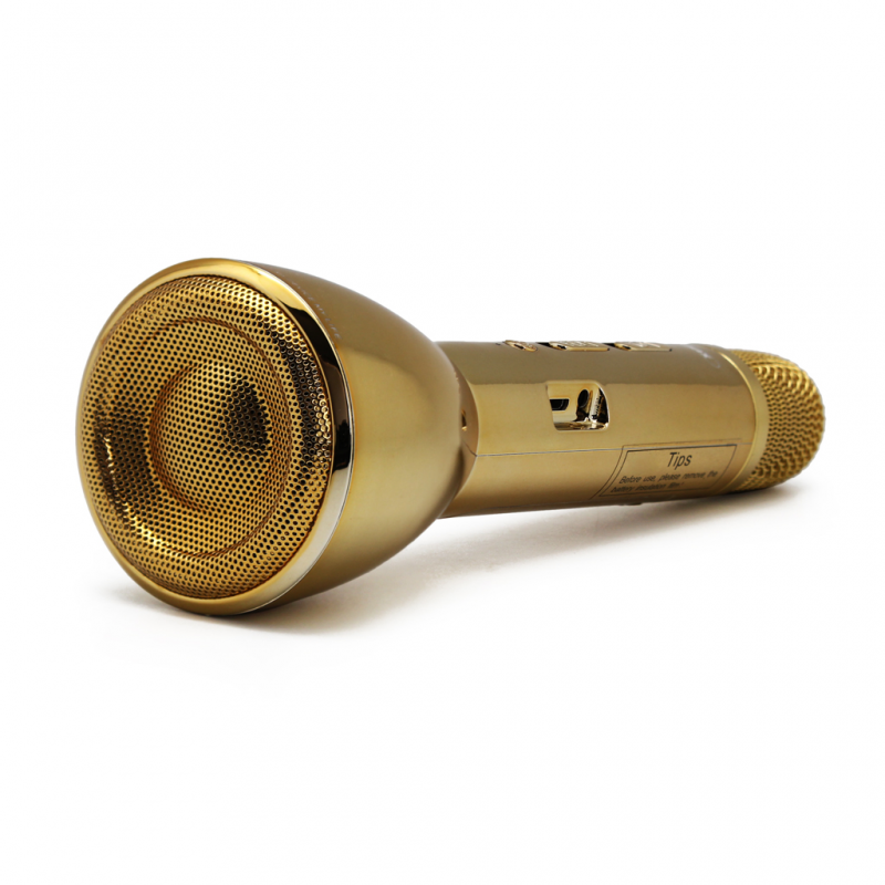 Bluetooth zvucnik Remax K03 Microphone zlatni - Bluetooth zvucnici