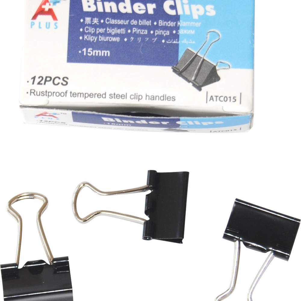 Privremene klamerice 15 mm A Plus, 1/12, ATC015 - Štipaljke za papir