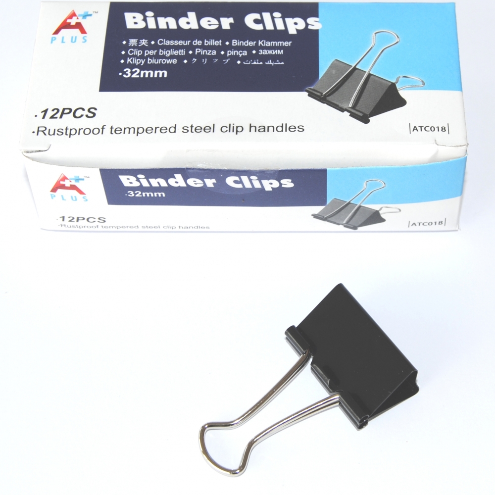 Privremene klamerice 32 mm A Plus, 1/12, ATC018 - Štipaljke za papir