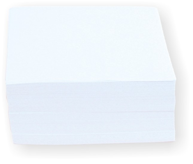 Blok papira za beleÅ¡ke 8,5x8,5 cm 400l, beli - Papirići za beleške
